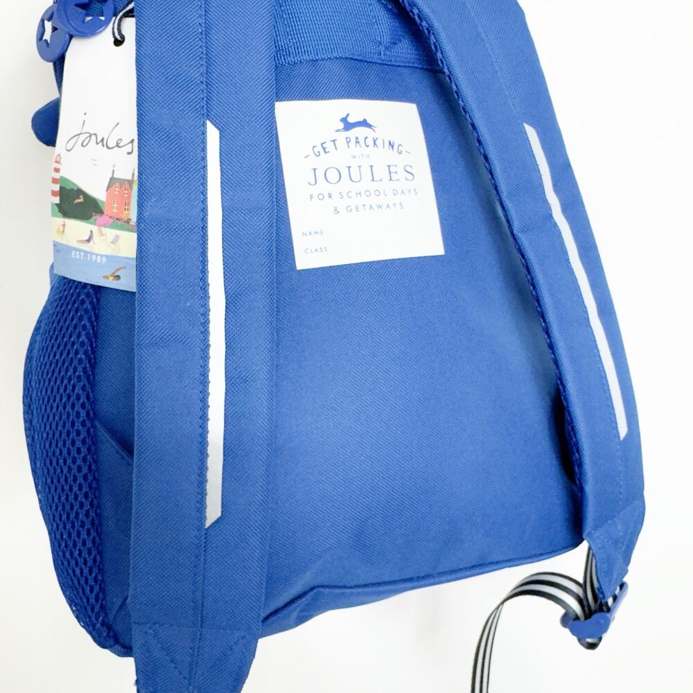 NWT Joules Kids Ranger Blue Shark Backpack - Picture 4 of 8